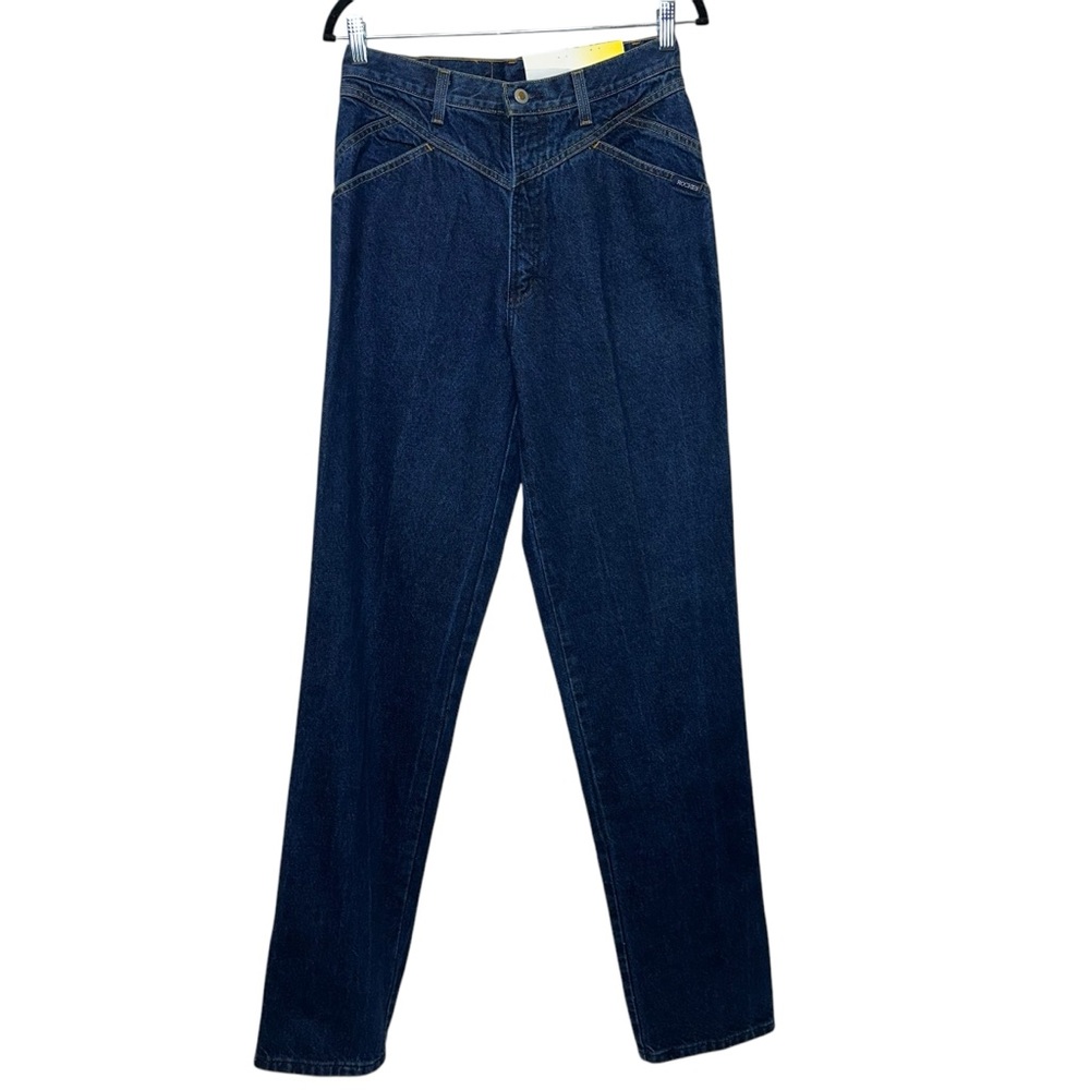 Vintage Rocky Mountain Rockies Mom Jeans Bareback High Waist Straight